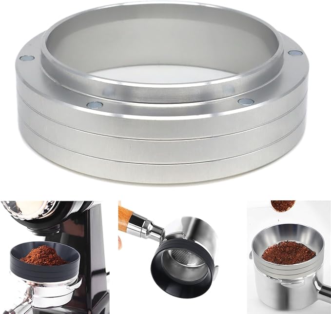 51mm Magnetic Espresso Dosing Funnel Lightweight Aluminum Coffee Dosing Ring - Image 5