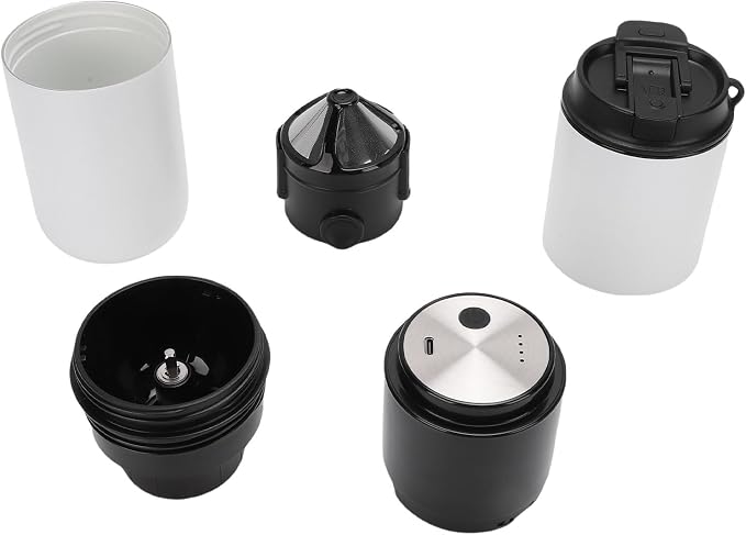 banapoy Portable Coffee Maker Machine, 350ml Travel All in One Coffee Bean - Image 7