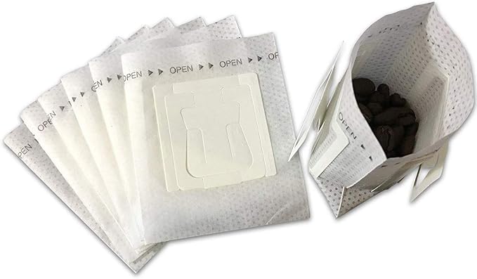 100Pcs Portable Coffee Filter Paper Hanging Ear Drip Coffee Bag Single Serve by AyeVision