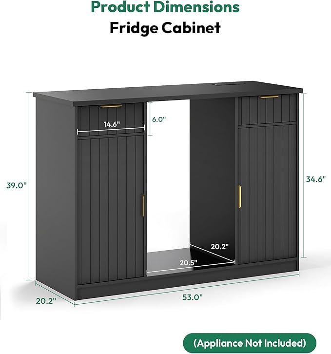 Lamtor Coffee Bar Cabinet with Storage - Image 2