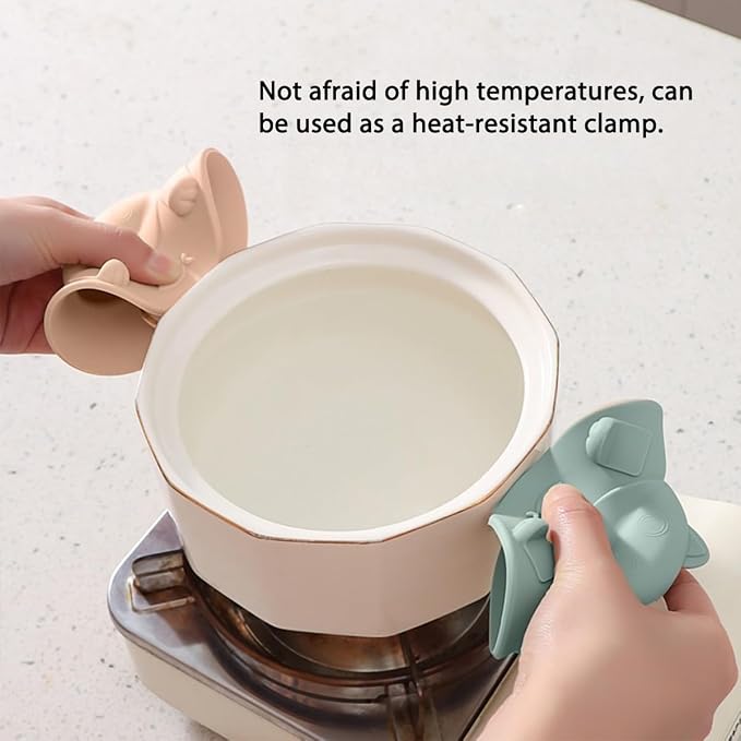 Cute Cat Silicone Cup Covers & Tea Bag Holder, Food Grade Silicone Hot Beverage - Image 5