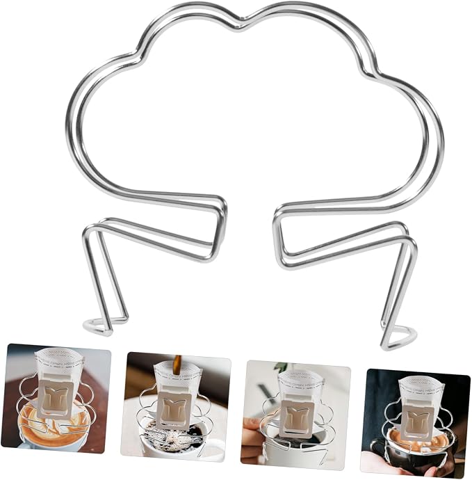 HEALLILY Hand Brewed Coffee Holder Filter Bag Rack Strong Hanging Ear Drip - Image 4