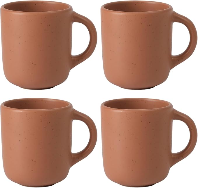 Bloomhouse - Two Time Oprah's Favorite Things Winner - Corsica Clay 4-Piece Mug by Unknown