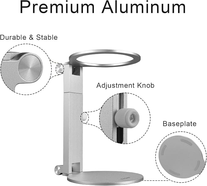 Pour Over Coffee Maker Stand, Adjustable & Foldable Portable Electric Espresso - Image 5