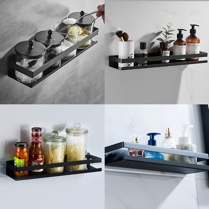 OwnMy Bathroom Shower Shelf Stainless Steel Bath Kitchen Basket Shower Caddy - Image 4