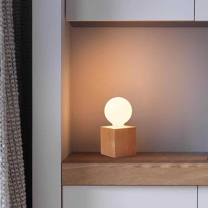 Vintage Table Lamp, Small Bedside Lamp - Image 7