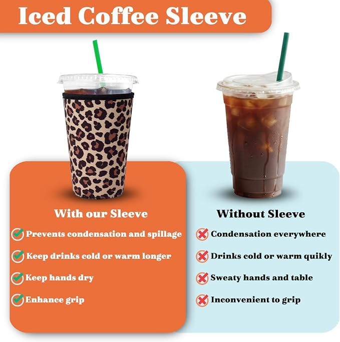 Reusable Iced Coffee Insulator Sleeve - Image 3