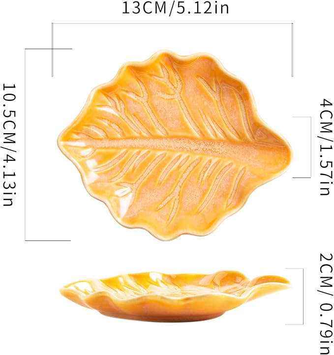 Ceramic Leaf Spoon Rest, Spoon Holder - Image 2