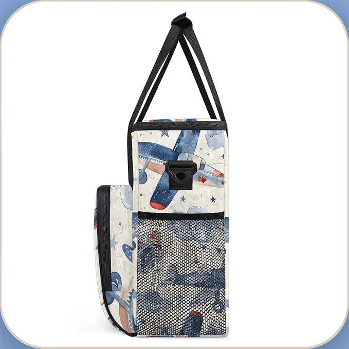 Airplane Aircraft Coffee Maker Carring Bag, Large Insulated Storage Organizer - Image 4
