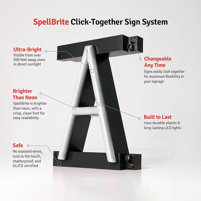 SpellBrite COLD BREW Sign | Coffee Drink-Related Sign - Image 8