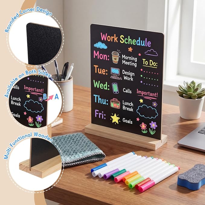 12 Pack Small Chalkboard Signs - Image 3