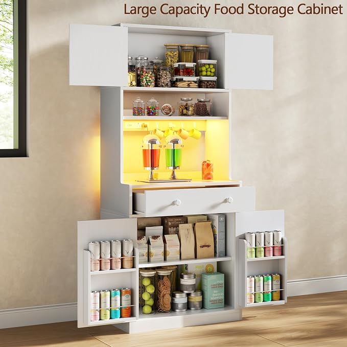 Korfile 71" Tall Kitchen Pantry Storage Cabinet - Image 8