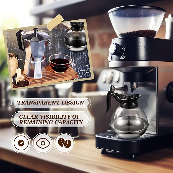 2 Pcs Plastic Coffee Decanter 64oz Large Capacity Stainless Steel - Image 4