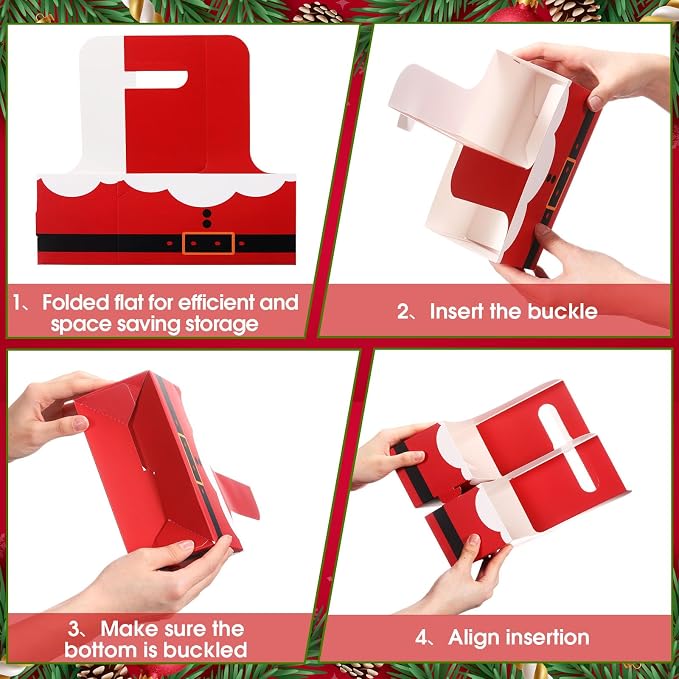 24 Sets Christmas Drink Carrier - Image 3