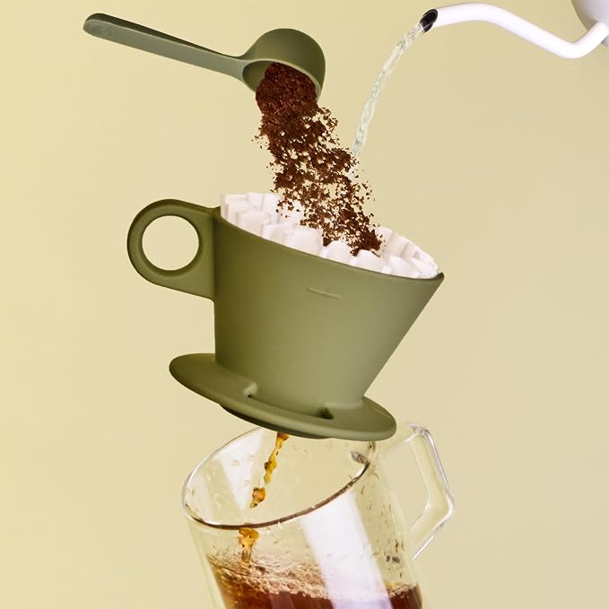 Verve Dwell Dripper Pour Over Coffee Maker Set, Non-Electric Coffee Dripper - Image 2