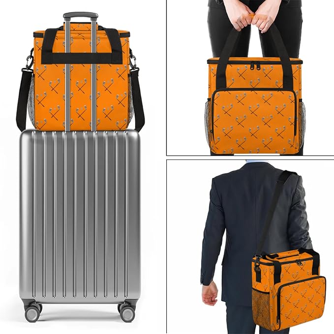 Golf Coffee Maker Travel Bag, Golf Large Carrying Storage Case Insulated - Image 7