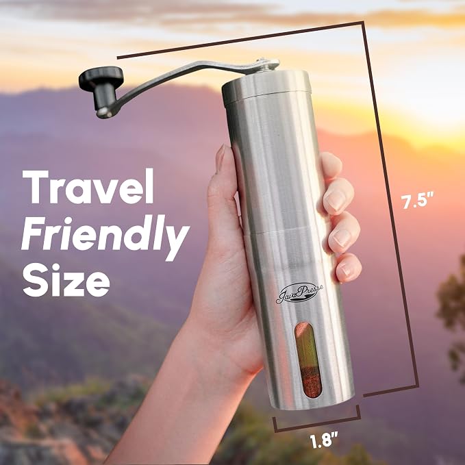 JavaPresse Manual Stainless Steel Coffee Grinder - Image 2