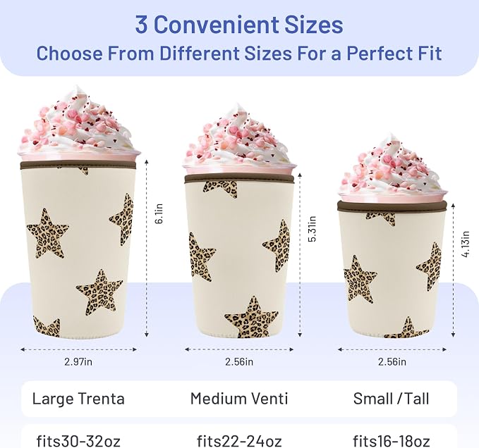 Iced Coffee Sleeve Reusable Cup Sleeves - Image 2