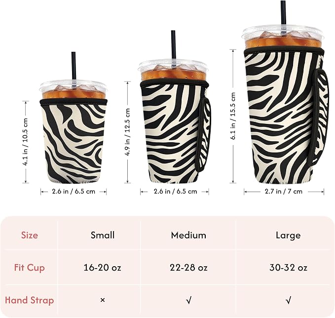 Reusable Insulated Neoprene Iced Coffee Sleeve - Image 4