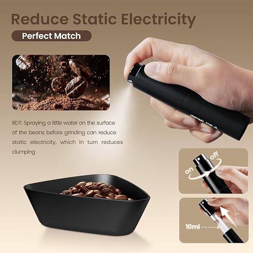 MHW-3BOMBER Coffee Bean Dosing Cup and RDT Spray Bottle Set & Mini Coffee Scale - Image 3