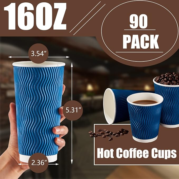 Lamosi 16 oz Coffee Cups - Image 2