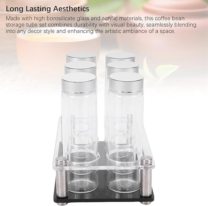 Cryfokt Coffee Bean Storage Tubes, - Image 5