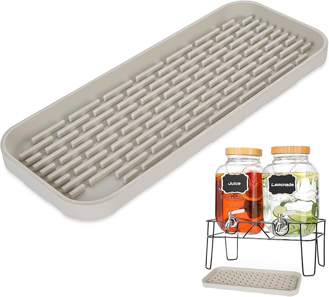 Drip Tray for Drink Dispenser, Silicone Drip Pan for Drink Dispenser, Beverage by Unknown