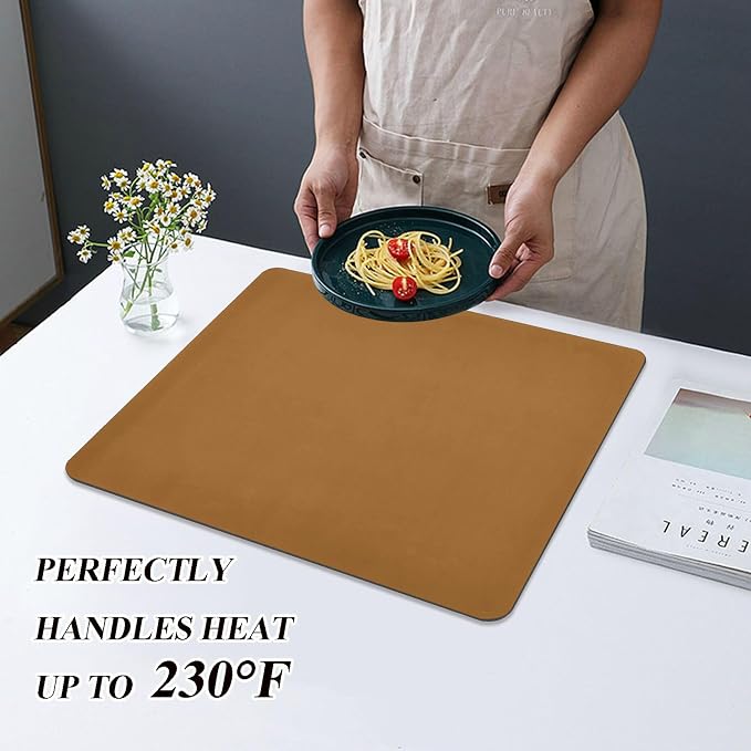 Camel Dish Drying Mat for Kitchen Counter No-slip Rubber Bottom Coffee Mat Dish - Image 5