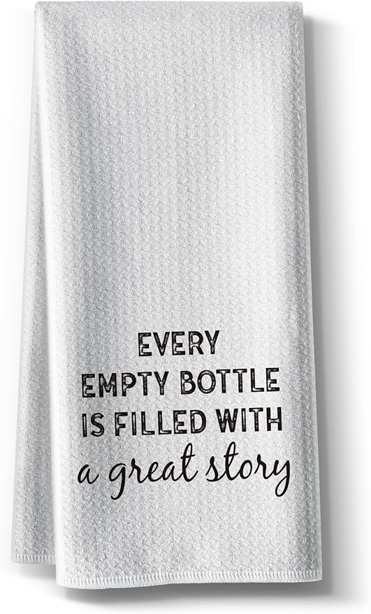 Dish Towels with Funny Sayings, 16x24 Inch, Dishcloth by Hcaredee