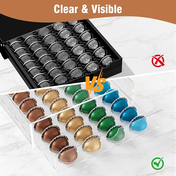 Jumyee Acrylic Coffee Pod Drawer - Image 7