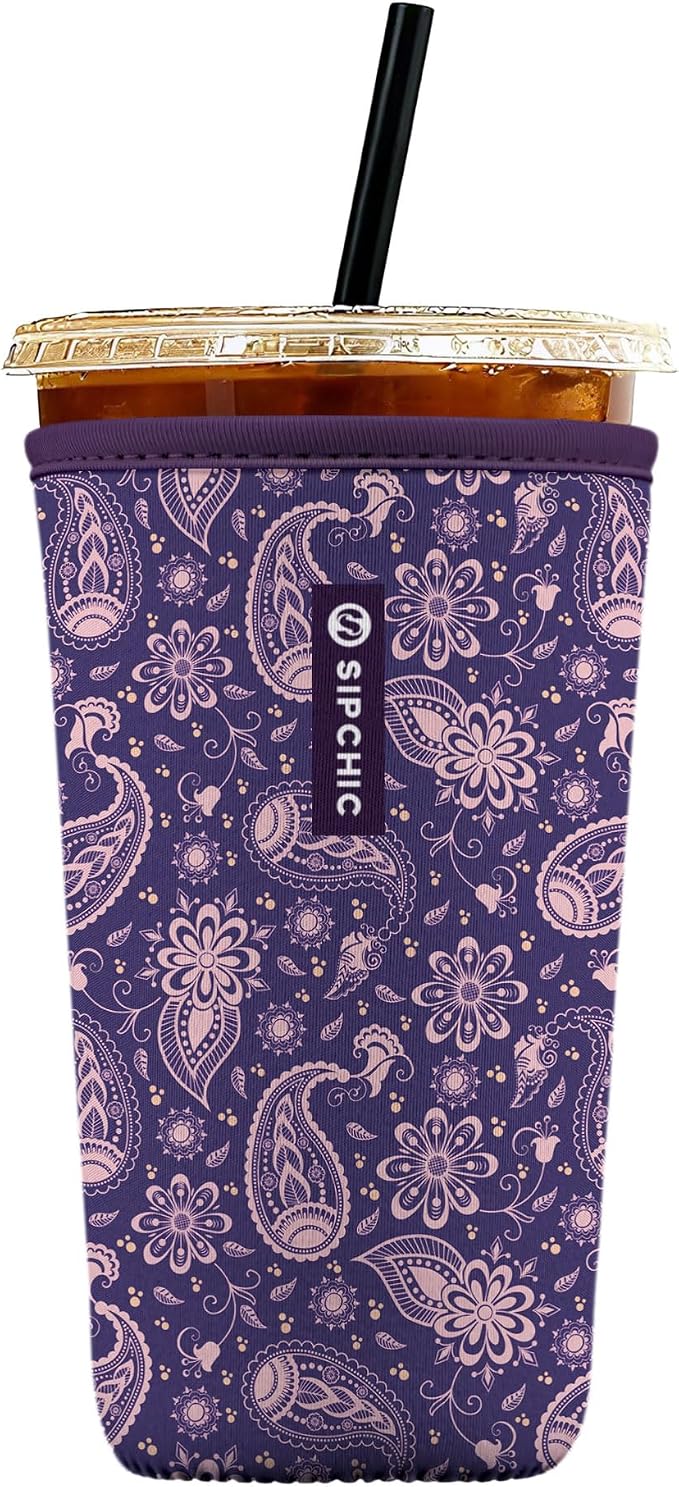 Iced Coffee Sleeve – Neoprene Reusable Cup Sleeves by Unknown