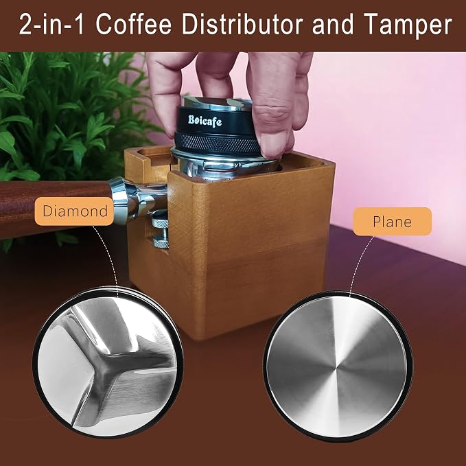 4Pcs 51mm Dual-Sided Espresso Coffee Tamper and Distributor - Image 3