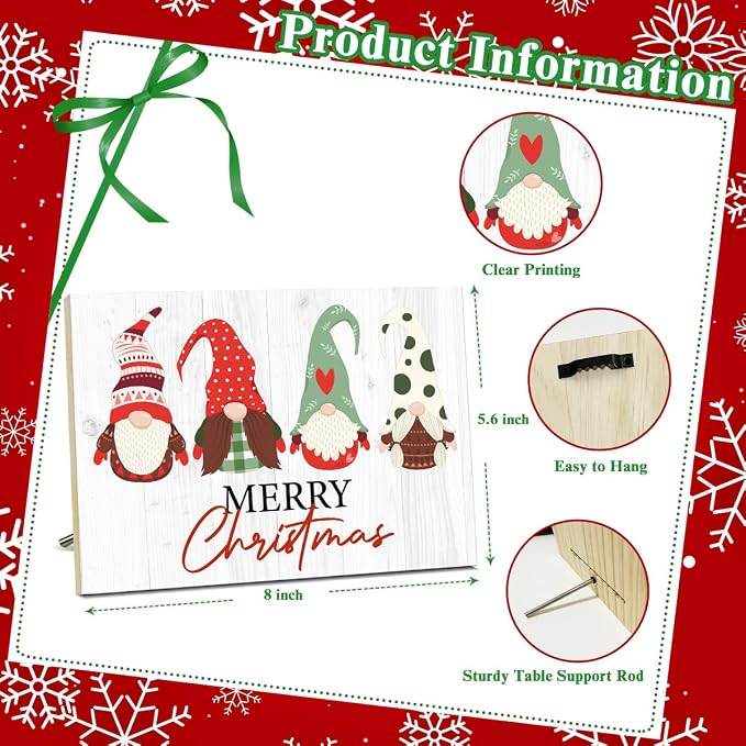 Santa Claus Merry Christmas Signs - Image 2