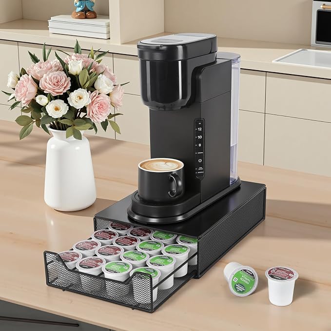 Compact Coffee Pod Holder Storage Drawer - Image 2