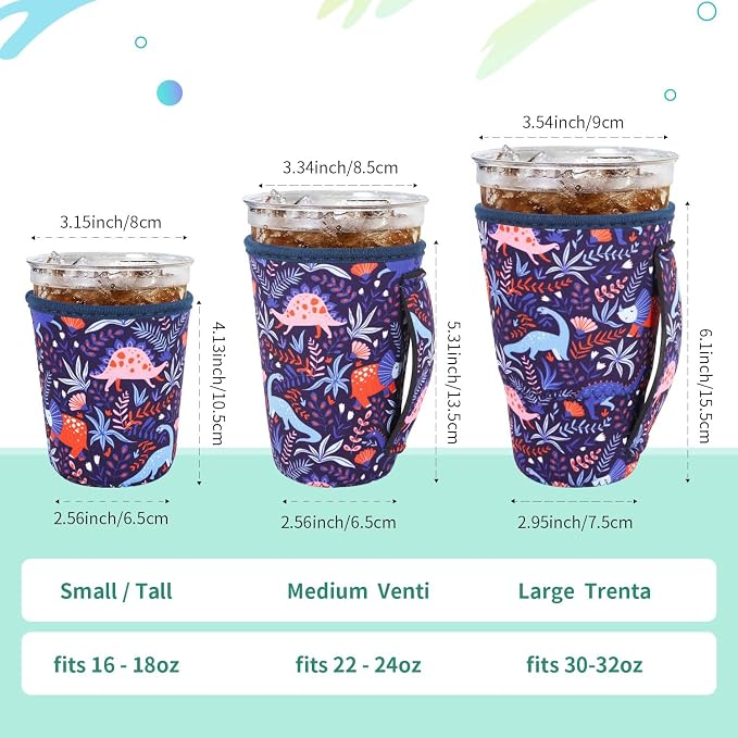Iced Coffee Sleeve Insulator Sleeves - Image 2