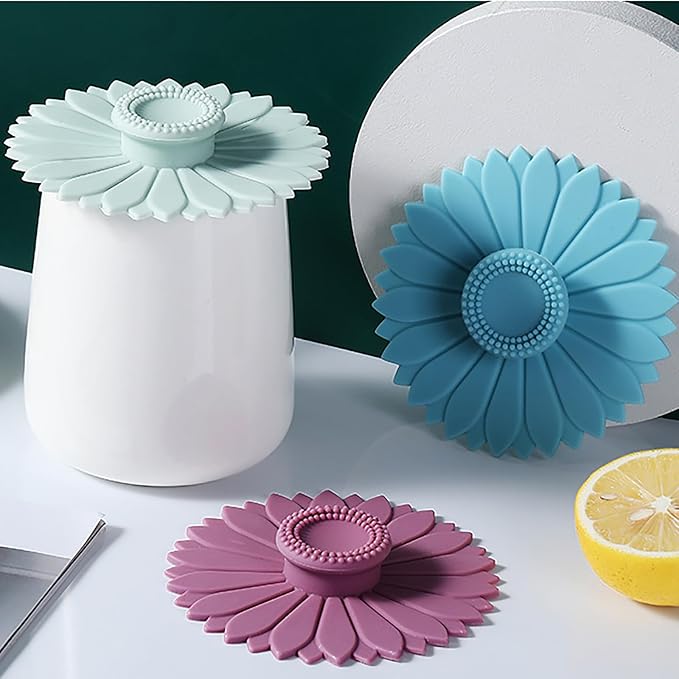 Silicone Cup Covers Anti-dust Airtight Seal Silicone Cup Lids - Image 4