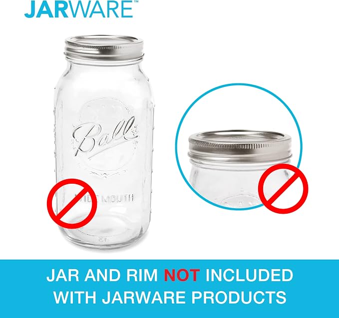 Jarware Mason Jar Cocktail Shaker Lid - Image 7
