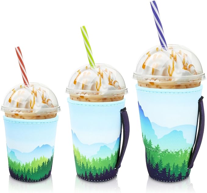 Iced Coffee Sleeve Insulator Sleeves by AJLTPA