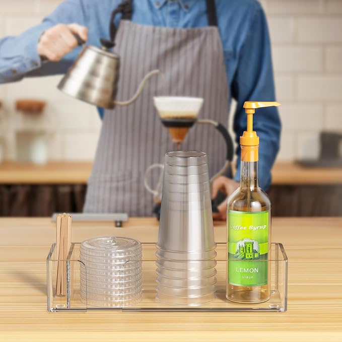 Coffee Bar Accessories and Organizer, Disposable Cup Holder - Image 7