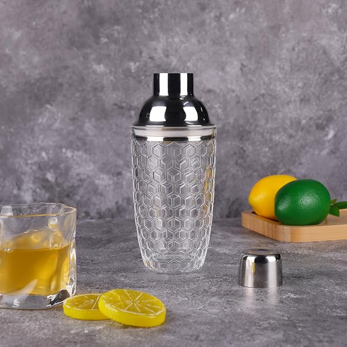 JNWINOG Professional 14.37 oz Cocktail Shaker – Durable Stainless Steel Martini - Image 5