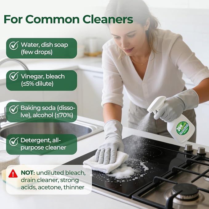 T4U Spray Bottles for Cleaning, 24 OZ Empty Spray Bottles Heavy Duty, Plastic - Image 6