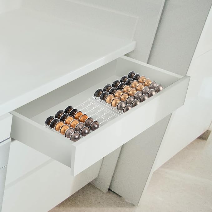 SUMERFLOS Coffee Capsule Storage Tray, Drawer Insert Organizer Holds 30 Pods - Image 6