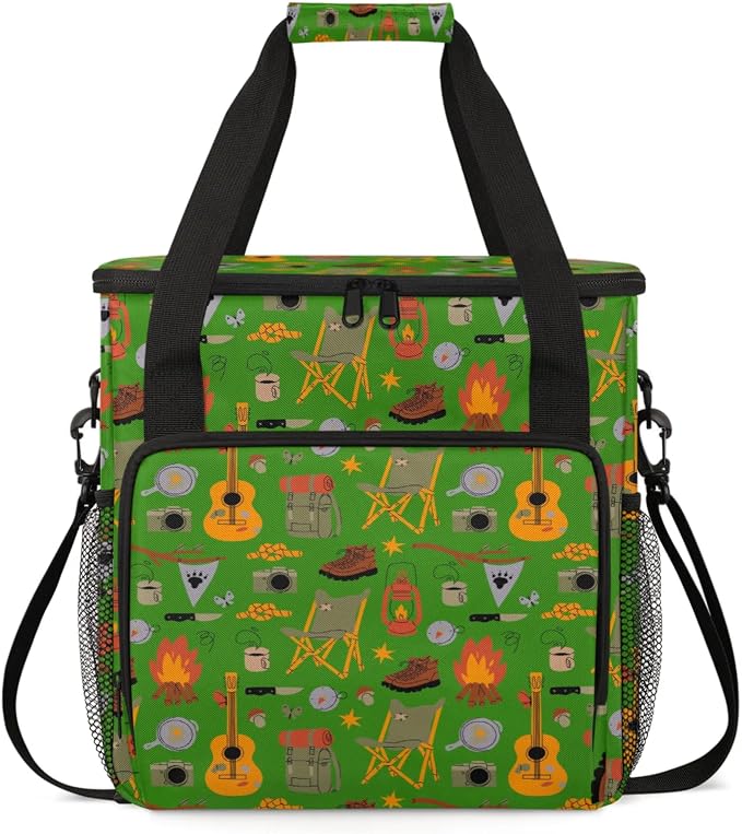 Camping Coffee Maker Travel Bag, Camping Large Carrying Storage Case Insulated by Home