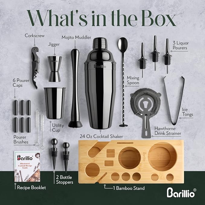 Barillio Black Bartender Kit - Image 5