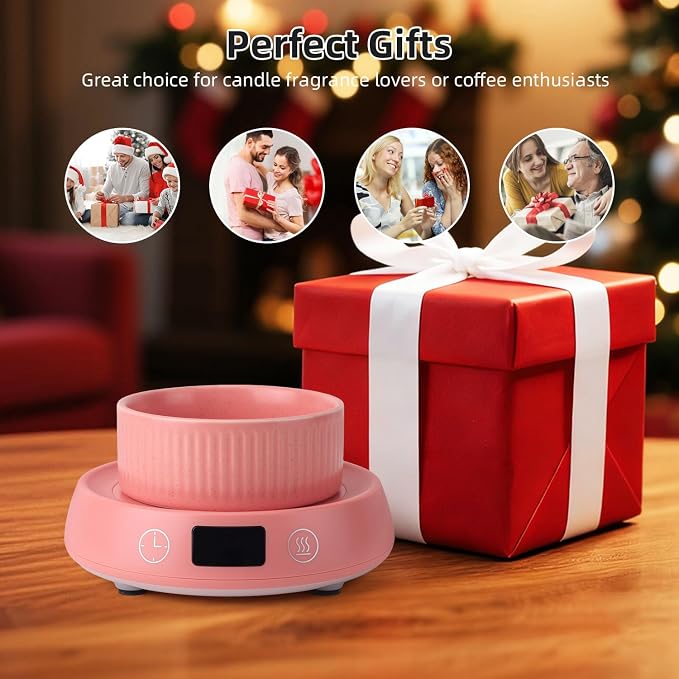 Mug Warmer for Desk with Auto Shut Off, Electric Coffee Cup Candle Wax Melter - Image 8