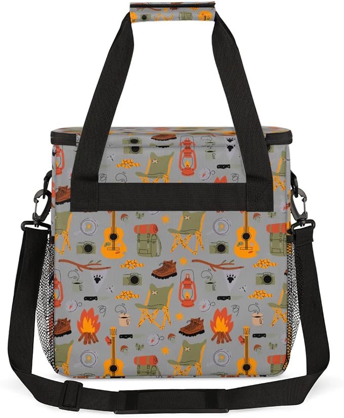 Camping Coffee Maker Travel Bag, Camping Large Carrying Storage Case Insulated - Image 5