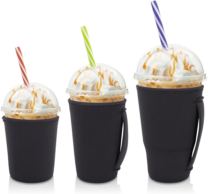 Iced Coffee Sleeve Insulator Sleeves by AJLTPA
