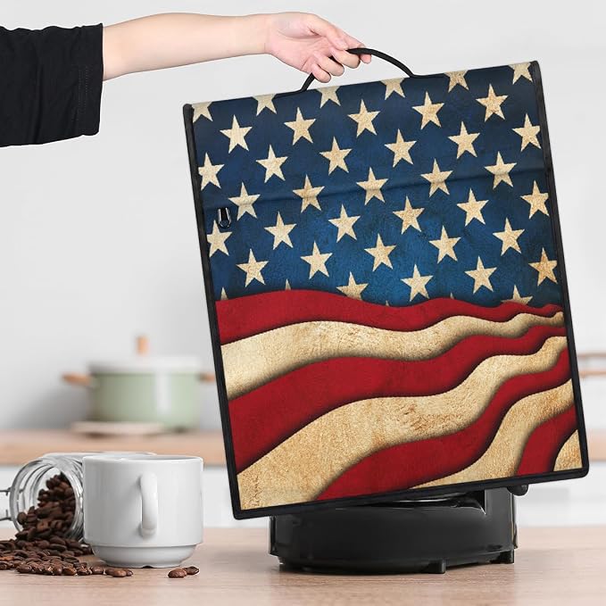 Flag Kitchen Aid Mixer Cover Compatible Stand Mixer Dust Cover | Abstract USA - Image 9