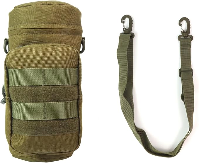 Tactical Military MOLLE Water Bottle Pouch H2O Hydration Carrier Holder by Jipemtra