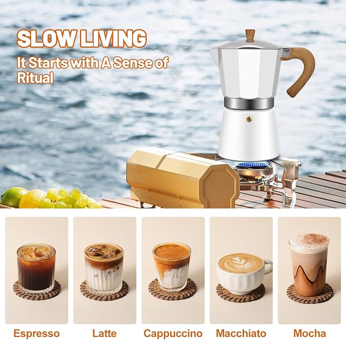 3 Cup Aluminum Espresso Stovetop Moka Pot Express Coffee Maker Percolator - Image 7
